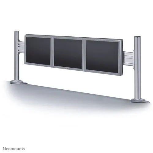 Neomounts FPMA-DTB100 uchwyt / stojak do monitorów 61 cm (24") Biurko Srebrny