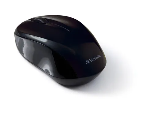 Verbatim Go Nano myszka Biuro Oburęczny RF Wireless 1600 DPI, czarna