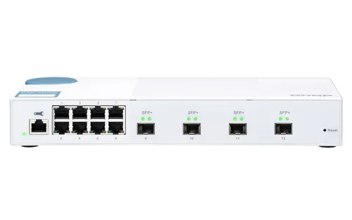 QNAP QSW-M408S przełącznik sieciowy Zarządzany L2 Gigabit Ethernet (10/100/1000) Biały