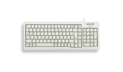 CHERRY XS klawiatura Dom USB QWERTZ Niemiecki Szary