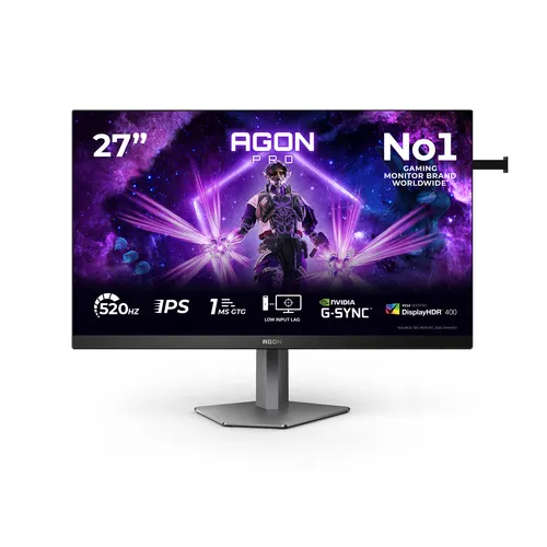AOC AG276FK/69 monitor komputerowy 68,6 cm (27") 1920 x 1080 px Czarny, Szary