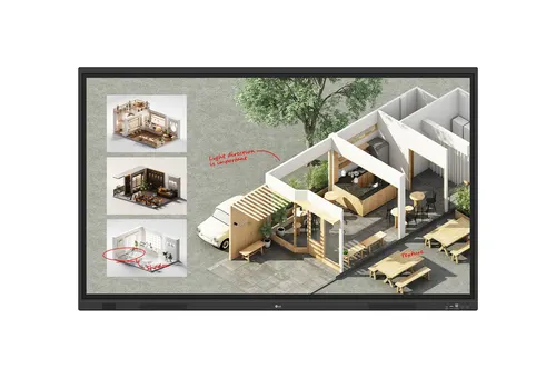 LG CreateBoard Standard tablica interaktywna 165,1 cm (65") 3840 x 2160 px Ekran dotykowy Czarny