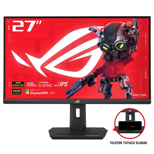 ASUS ROG Strix XG27ACMS monitor komputerowy 68,6 cm (27") 2560 x 1440 px Quad HD LCD Czarny