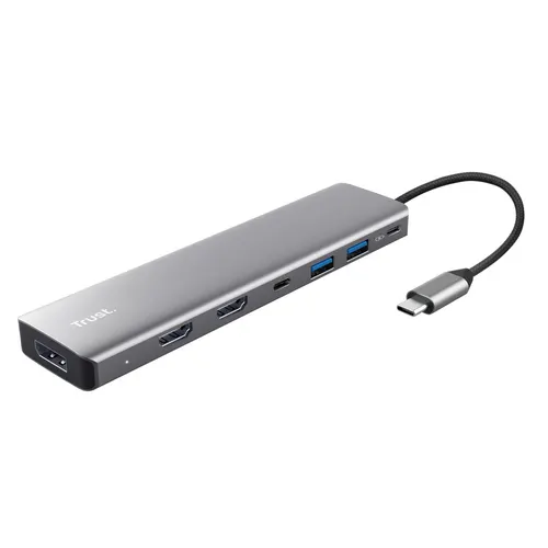 Trust 25661 huby i koncentratory USB Type-C Aluminium
