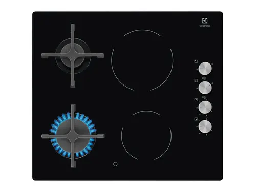 Electrolux EGE6172NOK Czarny Wbudowany 60 cm Kombi 4 stref(y)
