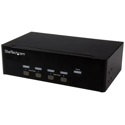 StarTech.com SV431DVGAU2A przełącznik KVM Czarny