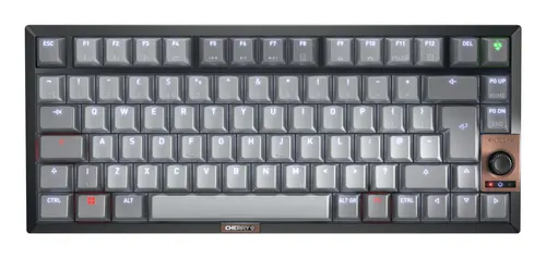CHERRY KW 300W MX klawiatura Dom USB + Bluetooth QWERTY British English Czarny, Miedziany, Szary