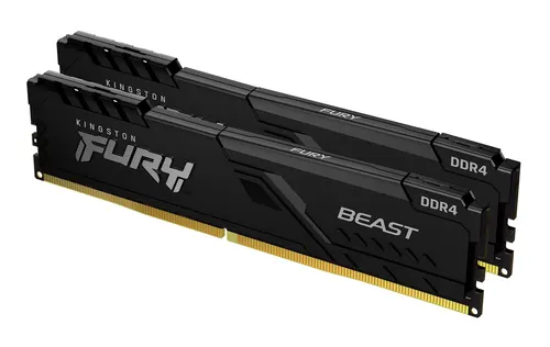 Kingston Technology FURY Beast 32GB 3600MT/s DDR4 CL18 DIMM (Zestaw 2) Black
