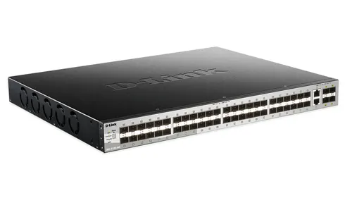 D-Link DGS-3130-54S Zarządzany L3 Czarny, Szary