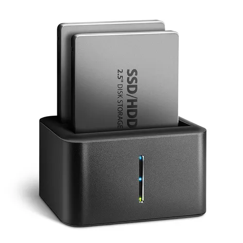 Axagon ADSA-D25 stacja dokująca do dysków twardych USB 3.2 Gen 1 (3.1 Gen 1) Type micro-B Czarny