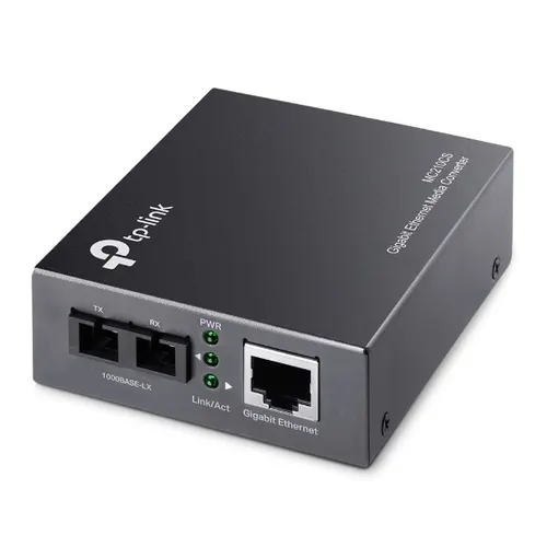 TP-Link MC210CS konwerter sieciowy 1000 Mbit/s 1310 nm Pojedynczy Czarny