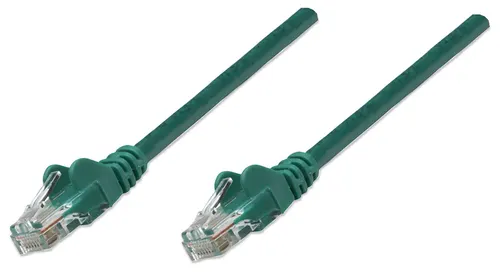 Intellinet Cat6, 1m kabel sieciowy Zielony U/UTP (UTP)