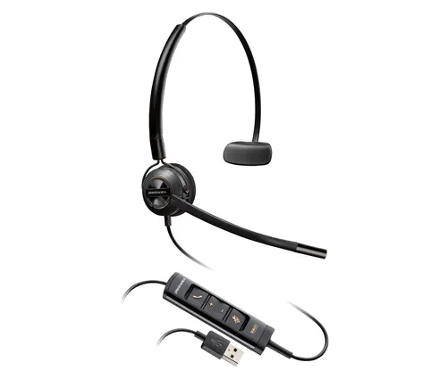HP Poly Składany zestaw słuchawkowy Poly EncorePro 545 USB-A