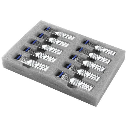 StarTech.com GLCLHSM10PST moduł przekaźników sieciowych Swiatłowód 1250 Mbit/s SFP 1310 nm