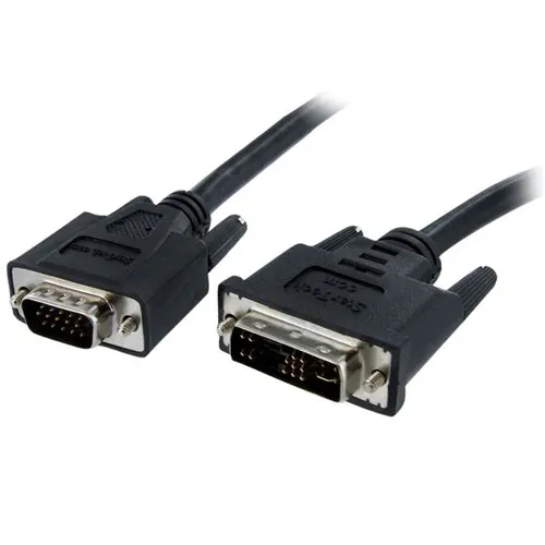 StarTech.com DVIVGAMM1M adapter kablowy 1 m DVI-A VGA (D-Sub) Czarny
