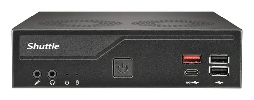 Shuttle Slim PC DH810 Wielkość PC 1.35L Czarny LGA 1851 (Socket V1)