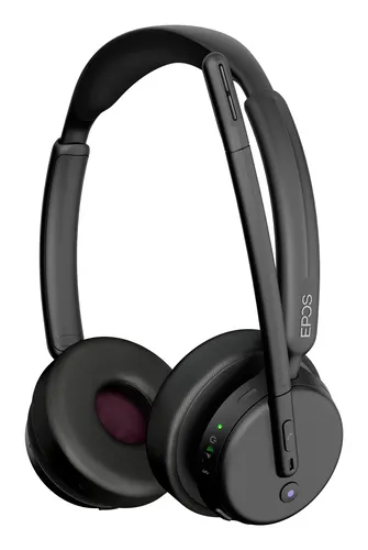 EPOS 1001490 słuchawki/zestaw słuchawkowy Przewodowy i Bezprzewodowy Opaska na głowę Biuro/centrum telefoniczne USB Type-C Bluetooth Czarny