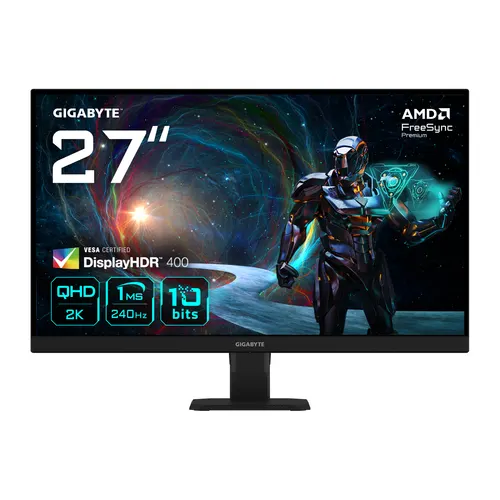 GIGABYTE GS27QXA monitor komputerowy 68,6 cm (27") 2560 x 1440 px Quad HD LED Czarny