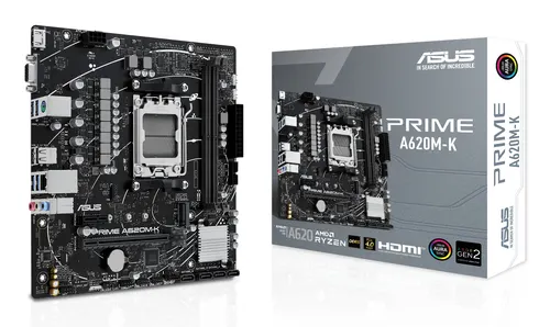 ASUS PRIME A620M-K AMD A620 Gniazdo AM5 micro ATX