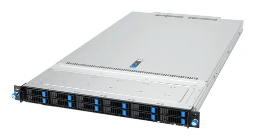 ASUS RS700A-E13-RS12U LGA 6096P Rack (1U) Czarny, Srebrny