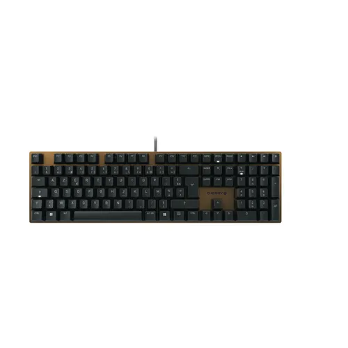 CHERRY KC 200 MX klawiatura Uniwersalne USB AZERTY Francuski Czarny, Brąz