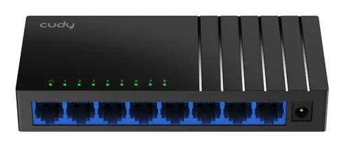 Cudy GS108D przełącznik sieciowy Nie zarządzany Gigabit Ethernet (10/100/1000) Czarny