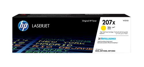 HP 207X oryginalny żółty toner LaserJet o wysokiej wydajności