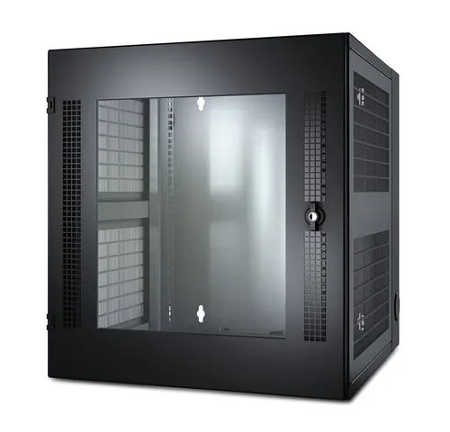 APC NetShelter WX Wall-Mount Enclosure 13U Glass Door Black Szafa wisząca Czarny