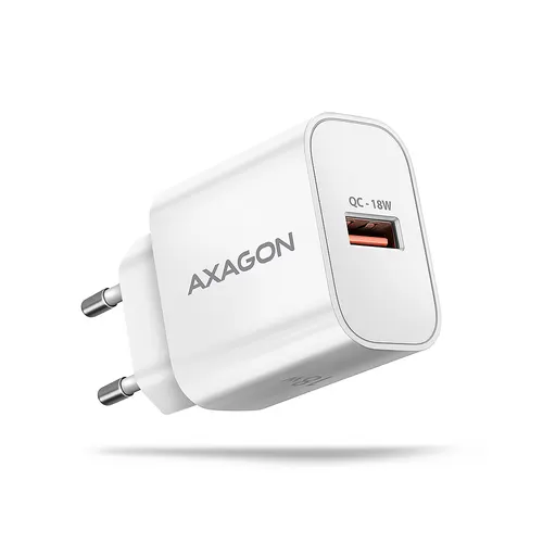 Axagon ACU-QC18W ładowarka do urządzeń przenośnych Telefon komórkowy, Smartfon, Smartwatch, Tablet, Uniwersalne Biały Prąd przemienny Szybkie ładowanie Wewnętrzna