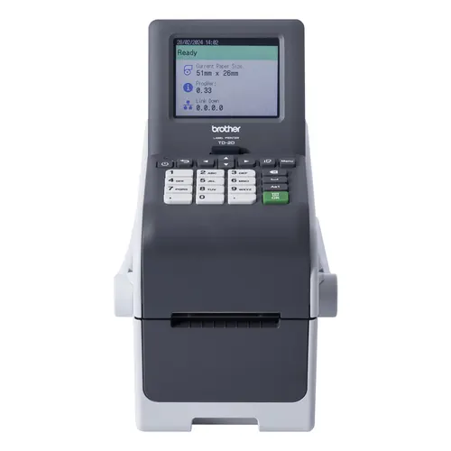 Brother TD-2350DSAH300 drukarka etykiet bezpośrednio termiczny 300 x 300 DPI 152 mm/s Przewodowy i Bezprzewodowy Przewodowa sieć LAN Wi-Fi Bluetooth