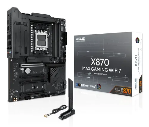 ASUS X870 MAX GAMING WIFI7 AMD X870 Gniazdo AM5 ATX
