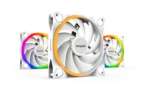 be quiet! Light Wings White, 140mm PWM high-speed Triple-Pack Obudowa komputera Wentylator 14 cm Biały 3 szt.