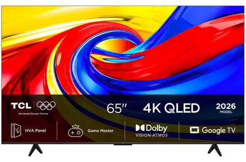 TCL P7L 65P7L Telewizor 165,1 cm (65") 4K Ultra HD Smart TV Wi-Fi Czarny 400 cd/m²