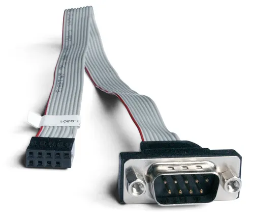 Shuttle H-RS232 kabel równoległy Czarny, Szary 0,32 m 9-p Sub-D M 10-p RS-232 F