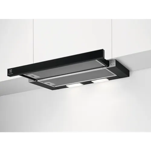 Electrolux LFP326FB Pół wbudowany (wyciągany) Czarny 410 m³/h