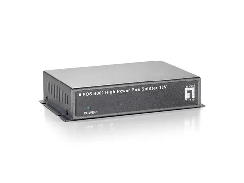 LevelOne POS-4000 rozgałęziacz sieciowy Obsługa PoE Szary