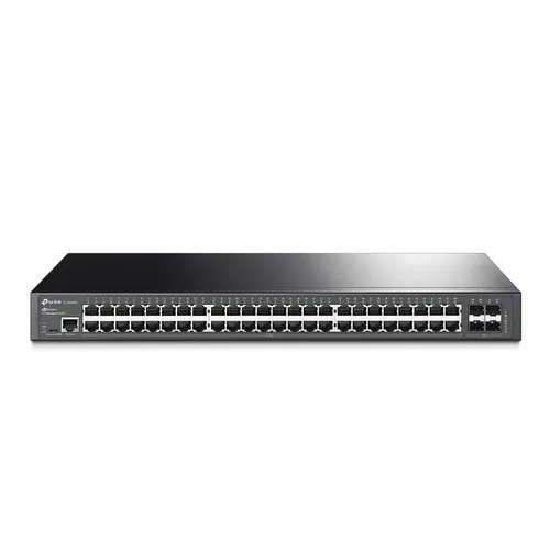 TP-Link JetStream TL-SG3452 przełącznik sieciowy Zarządzany L2 Gigabit Ethernet (10/100/1000) 1U Czarny