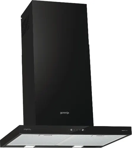 Gorenje WHT6SYB Naścienny Czarny 650 m³/h