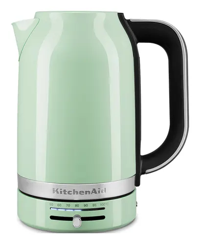KitchenAid 5KEK1701EPT czajnik elektryczny 1,7 l 2400 W Czarny, Zielony, Stal nierdzewna