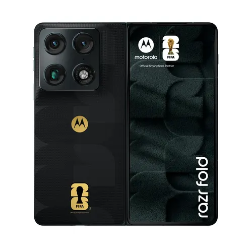Motorola razr fold 20,6 cm (8.09") Dual SIM Android 16.0 5G USB Type-C 16 GB 512 GB 6000 mAh Czarny, edycja FIFA World Cup 26