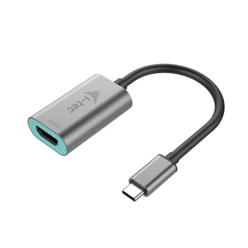 i-tec Metal C31METALHDMI60HZ adapter kablowy 0,15 m USB Type-C HDMI Szary, Turkusowy
