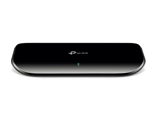 TP-Link TL-SG1008D Nie zarządzany Gigabit Ethernet (10/100/1000) Czarny, 8 portów