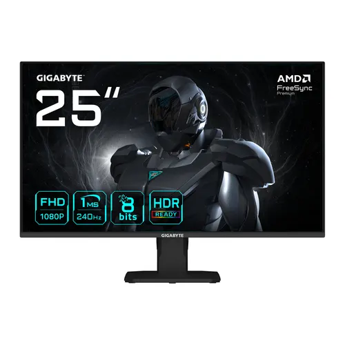 GIGABYTE GS25F2A monitor komputerowy 62,2 cm (24.5") 1920 x 1080 px Full HD LED Czarny
