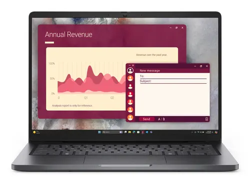 DELL Pro 14 PC14250 Intel Core 7 150U Laptop 35,6 cm (14") Full HD+ 16 GB DDR5-SDRAM 512 GB SSD Wi-Fi 6E (802.11ax) Windows 11 Pro Czarny (BTO016_PC14250_EMEA)