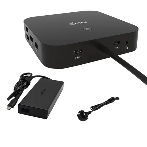 i-tec C31HDMIDPDOCKPD100UK stacja dokująca Przewodowa USB 3.2 Gen 1 (3.1 Gen 1) Type-C Czarny