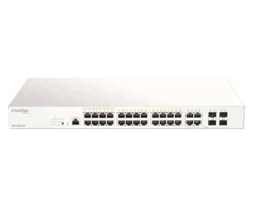 D-Link DBS-2000-28P przełącznik sieciowy Zarządzany L2 Gigabit Ethernet (10/100/1000) Obsługa PoE Szary