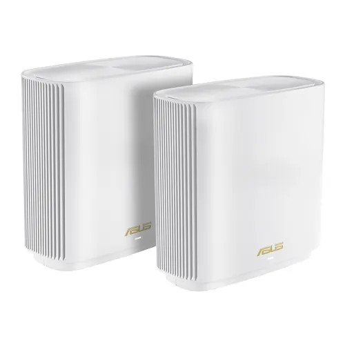 ASUS ZenWiFi AX (XT9) AX7800 2er Set Weiß Tri-band (2.4 GHz/5 GHz/5 GHz) Wi-Fi 6 (802.11ax) Biały 4 Wewnętrzny