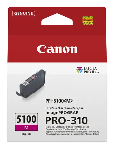 Canon PFI-5100 M nabój z tuszem 1 szt. Oryginalny Purpurowy