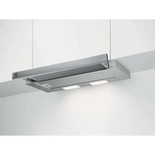 Electrolux LFP226S Pół wbudowany (wyciągany) Szary, Stal nierdzewna 330 m³/h