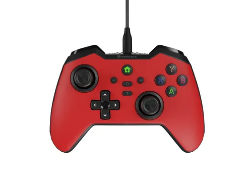GENESIS Mangan 300 Red Czerwony USB Gamepad Analogowa/Cyfrowa Android, Nintendo Switch, PC